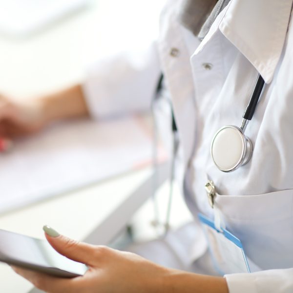 Hospital and medicine. Doctor at work